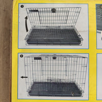 Crate For Chickens, Rabbits, Guinea Pigs, Birds - Large 76x43x51cm