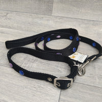 Dog Nylon Jewel Collar & Lead Set 2.0x120cm + 2.0x42-50cm