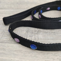 Dog Nylon Jewel Collar & Lead Set 2.0x120cm + 2.0x42-50cm