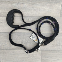 Dog Nylon Jewel Collar & Lead Set Comfy Handle 2.0x120cm + 2.0x42-50cm