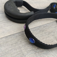 Dog Nylon Jewel Collar & Lead Set Comfy Handle 2.0x120cm + 2.0x42-50cm