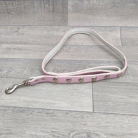 Macstar Love Heart Studs Pink Art Leather Leads