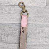 Pink Leather Studded Staffie Bull Terrier Dog Lead 31mm X 80cm