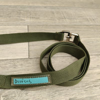 Green Nylon Anti Twist Dog Lead 20mm X 135cm