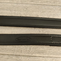 ITSC Black Real Leather Glitter Black Leather Dog Lead 102cm