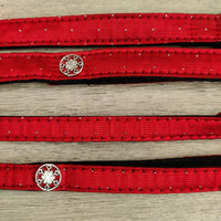 Rosewood Red Deluxe Snowflake Dog Leads