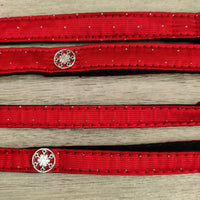 Rosewood Red Deluxe Snowflake Dog Leads
