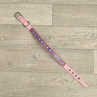 Hi-Craft Pink Nylon & Rubber Dog Collar 33-40cm x 18mm