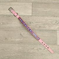Hi-Craft Pink Nylon & Rubber Dog Collar 33-40cm x 18mm