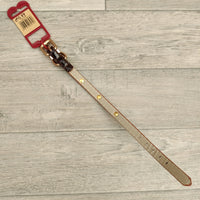 Rosewood Wag N Walk Designer Dog Collar Oxblood 8-10"
