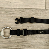 Miro & Makauri Nylon Dog Collar Locking Clasp 10mm x 20-35cm Black