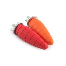 Ancol Wooden Gnawer Carrot Chew Toy, Small, 2-Piece