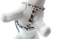 Trixie Savanne Animal Print Harness Silver 26-37cm Yorkie Chihuahua