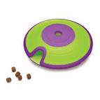 Nina Ottosson Maze Treat Dispensing Brain and Exercise Game for Dogs, Green/Purple