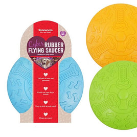 Rosewood Cyber Rubber Dog Flying Saucer Catcher Ø22cm