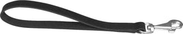 Trixie Black Leather Traffic Stop Short Lead M-L: 35 Cm/18 Mm