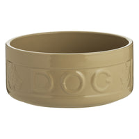 Mason Cash Cane Lettered Dog Bowl 10"