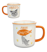 Grey Cat Mug