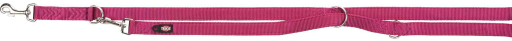 Trixie Premium Adjustable Lead, Double L–XL: 2.00 M/25 Mm, Berry