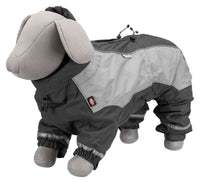 Trixie Helsinki Waterproof Padded Trouser Suit Dog Coat With Legs Grey