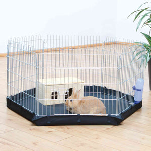 Trixie Natura Outdoor Galvanised Metal Small Animal Run 126 X 58cm