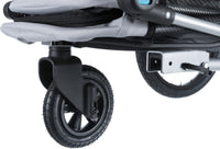 Bicycle Trailer For Dogs, Quick-fold, Small: 58x93x74/114cm, Grey