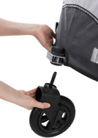 Bicycle Trailer For Dogs, Quick-fold, Small: 58x93x74/114cm, Grey