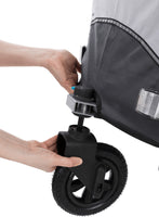 Bicycle Trailer For Dogs, Quick-fold, Small: 58x93x74/114cm, Grey