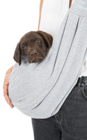 Trixie Puppy Front Carrier Soft Sling, Grey - Up To 5kg