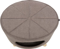 Trixie Grey Taupe Marcy Cat Cave Ottoman 50 × 47 × 38cm