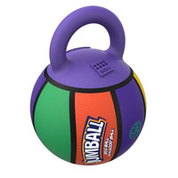 GiGwi 'Jumball ' Basketball Ball With Rubber Handle For Medium/Large Dogs