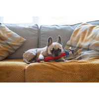 GiGwi Crunchy Neck 'Plush Friendz' Dog-s With Bone & Squeaker