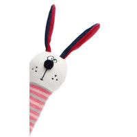 GiGwi Crunchy Neck 'Plush Friendz' Rabbit-s With Bone & Squeaker