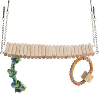 Trixie Suspension Bridge With Rope & Toy, Hamster, 30x17x9cm