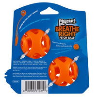 Chuckit Breathe Right Fetch Ball Small (2Pk) 4.8cm