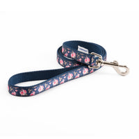Ancol Fashion Navy Rose Collar & Lead