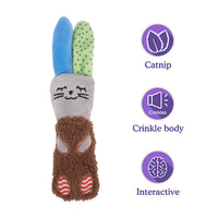 Rosewood Little Nippers Floppy Rabbit Cat Toy