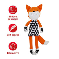 Rosewood Chubleez Mr Fox Dog Toy 40cm