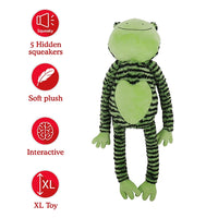 Rosewood Chubleez Froggy Long Legs Dog Toy 52cm