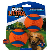Chuckit Launcher Ultra Ball Medium 2pk 6.5cm