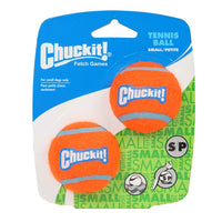 Chuckit Launcher Tennis Ball Small 2pk 4.8cm