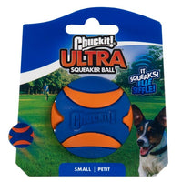 Chuckit Launcher Ultra Squeaker Ball Small 1pk 4.8cm