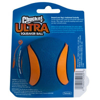 Chuckit Launcher Ultra Squeaker Ball Large 1pk 7.3cm