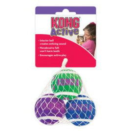 Kong Cat Tennis Balls With Bells