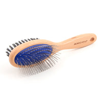 Ancol Wooden Handled Double Sided Brush Small