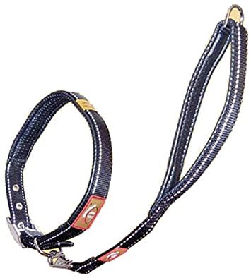 Genuine Collead Collar And Lead In One - Red Or Black