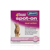 Johnson's 4fleas Spot-on Kitten 2 Vial Pack