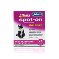 Johnson's 4fleas Spot-on Cat 2 Vial Pack