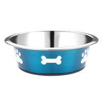 Classic Non-Slip Stainless Steel Posh Paws Dish