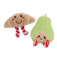 Cupid & Comet Avocado And Croissant Christmas Toy For Cats